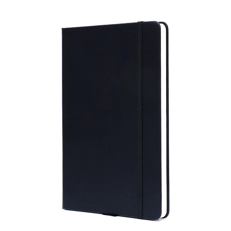 Pu Leather Note Book With Elastic & Pen Holder